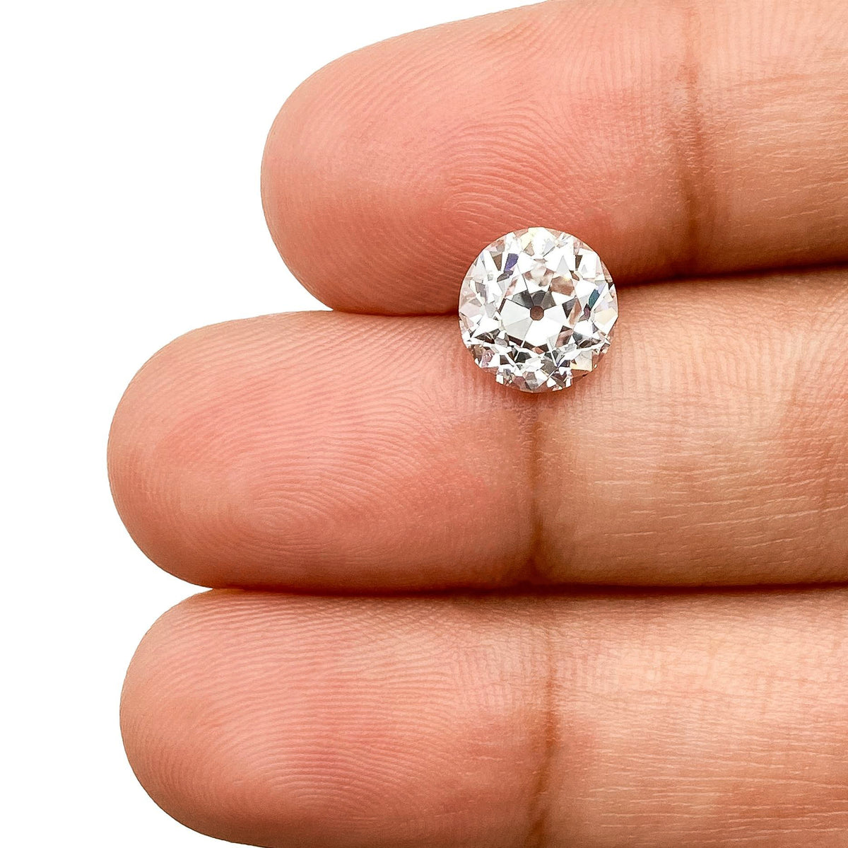 2.01ct | E/VS1 Round Shape Old European Cut Lab Diamond (IGI)