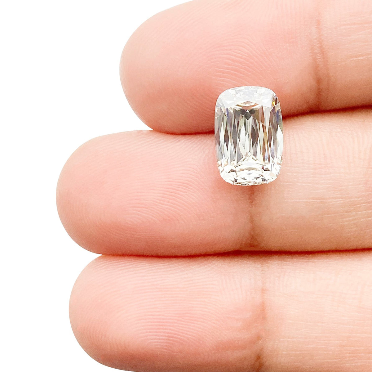 2.95ct | H/VS1 Cushion Shape Lattice Cut Lab Diamond (IGI)