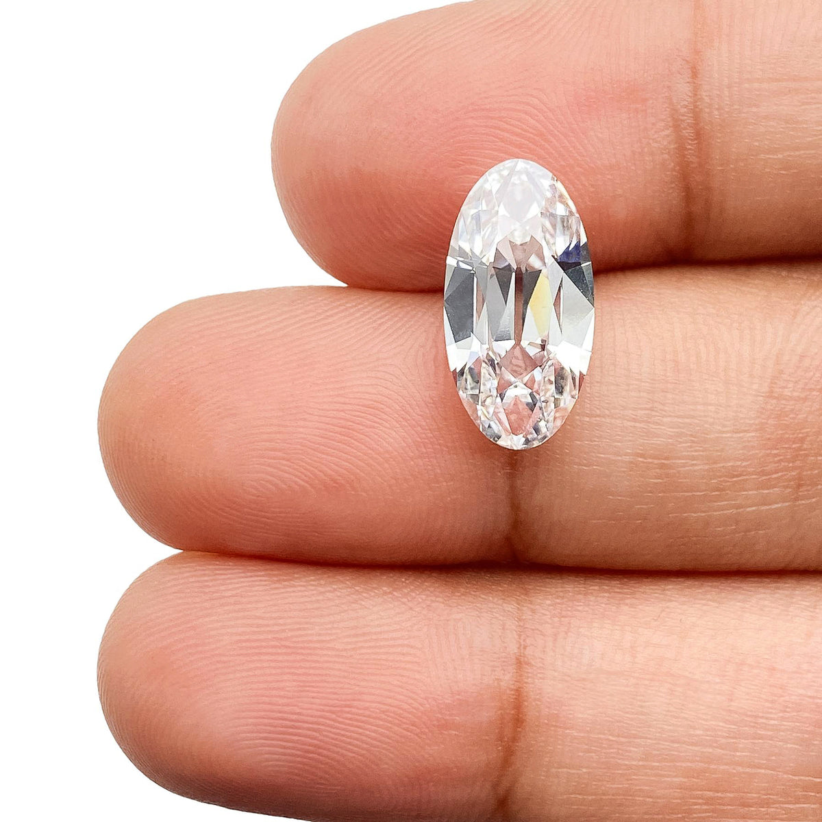 3.30ct | E/VS1 Oval Shape Old Mine Cut Lab Diamond (IGI)