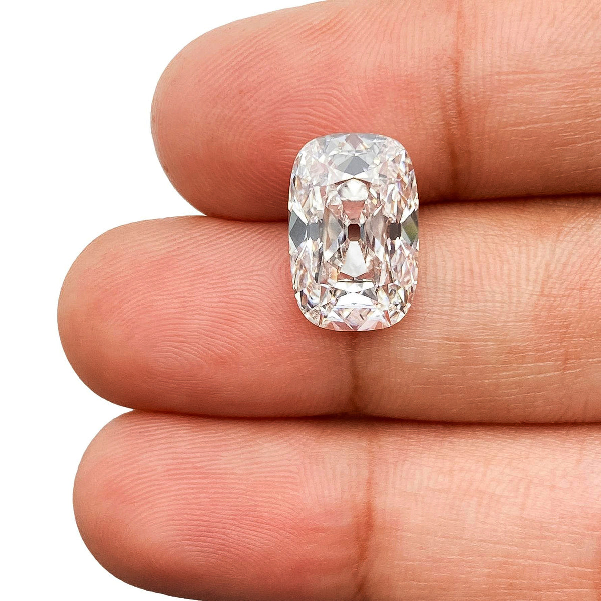 4.85ct | D/VS1 Cushion Shape Old Mine Cut Lab Diamond (IGI)