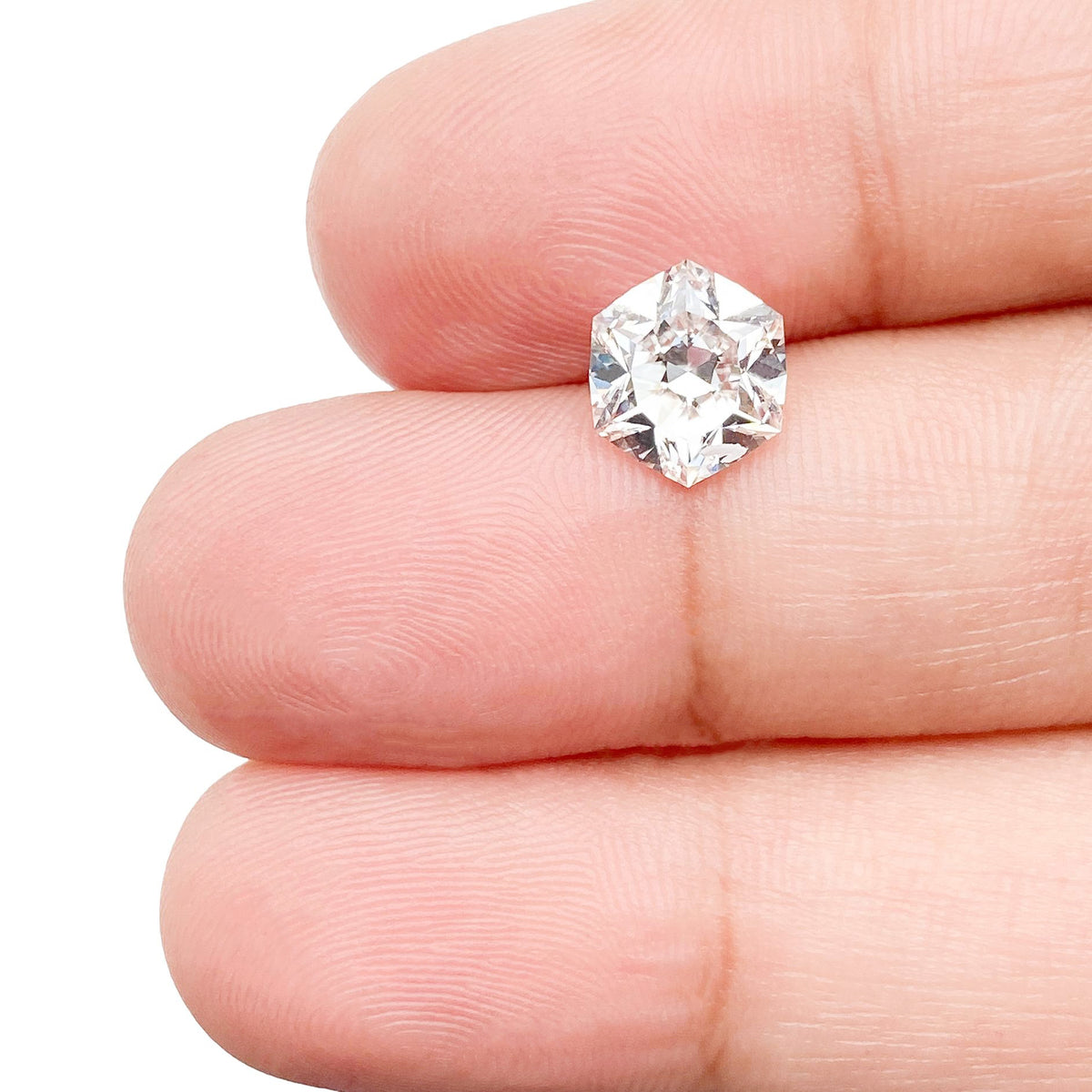 1.61ct | E/VS1 Hexagon Shape Brilliant Cut Lab Diamond (IGI)