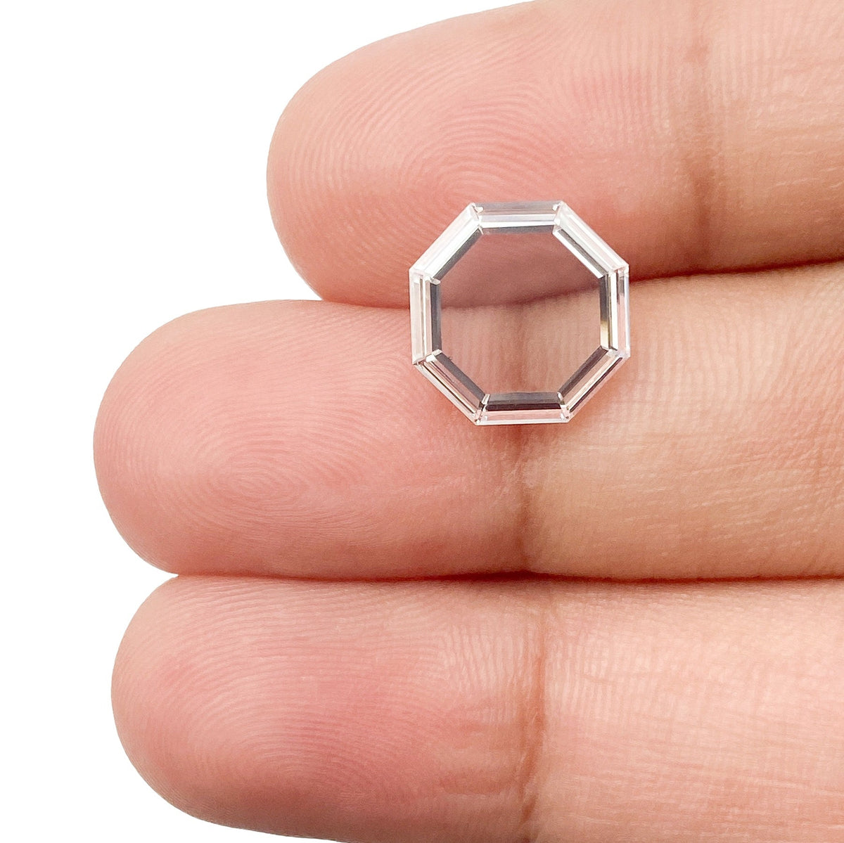3.02ct | E/VS1 Octagon Shape Portrait Cut Lab Diamond (IGI)-LITHOS Diamond