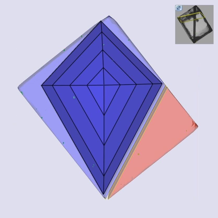 3.02ct | F/VVS2 Kite Shape Step Cut Lab Diamond (IGI)-LITHOS Diamond