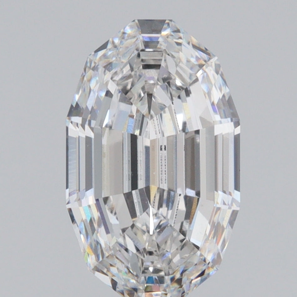 3.03ct | E/VVS2 Oval Shape Step Cut Lab Diamond (IGI)-LITHOS Diamond