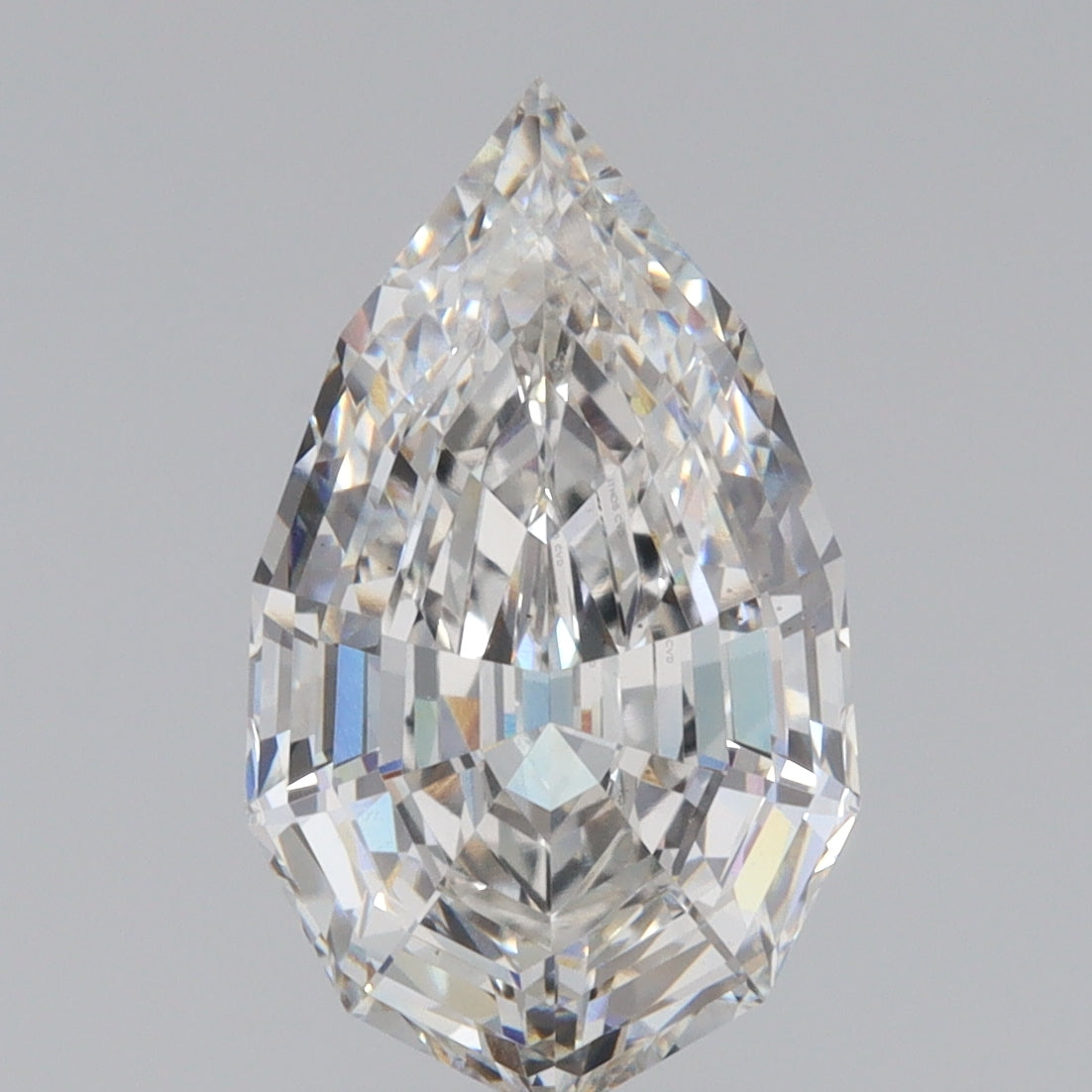 3.03ct | G/VS1 Pear Shape Step Cut Lab Diamond (IGI)-LITHOS Diamond