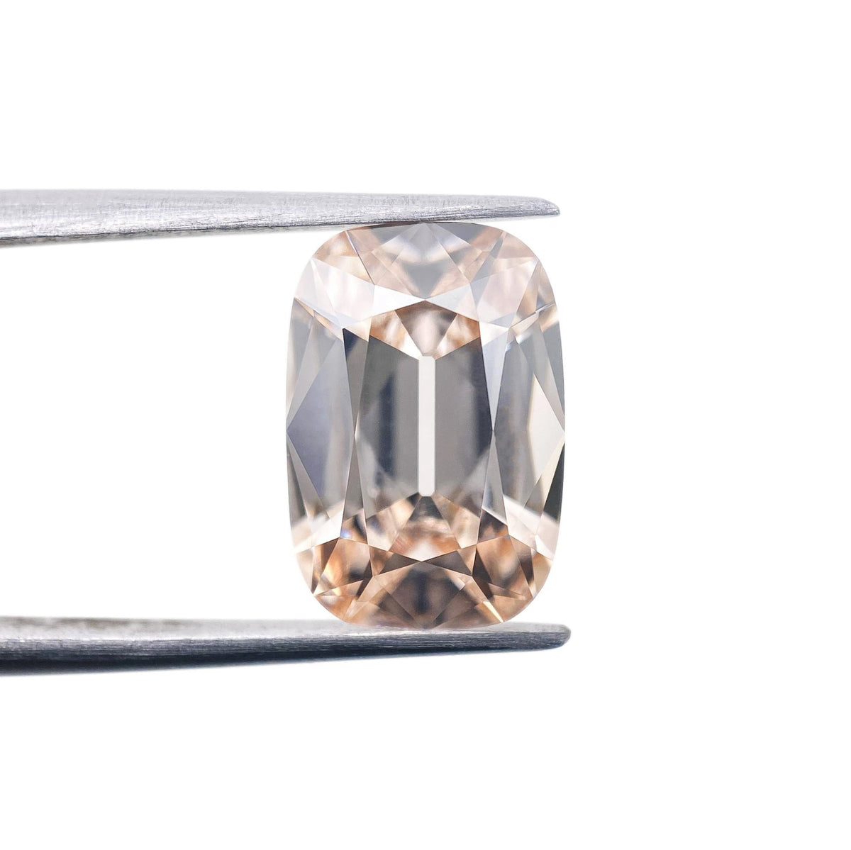 3.24ct | O-P/VS1 Champagne Cushion Shape Old Mine Cut Lab Diamond (IGI)-LITHOS Diamond