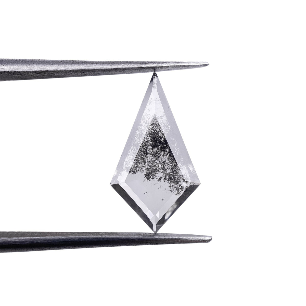 1.51ct | Salt & Pepper Kite Shape Step Cut Lab Diamond