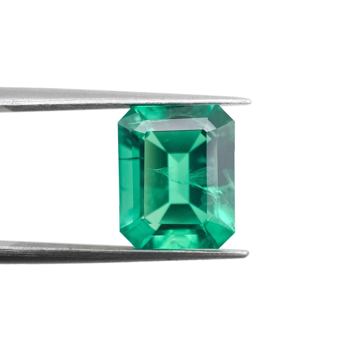 4.48ct | Step Cut Emerald Shape Lab Emerald
