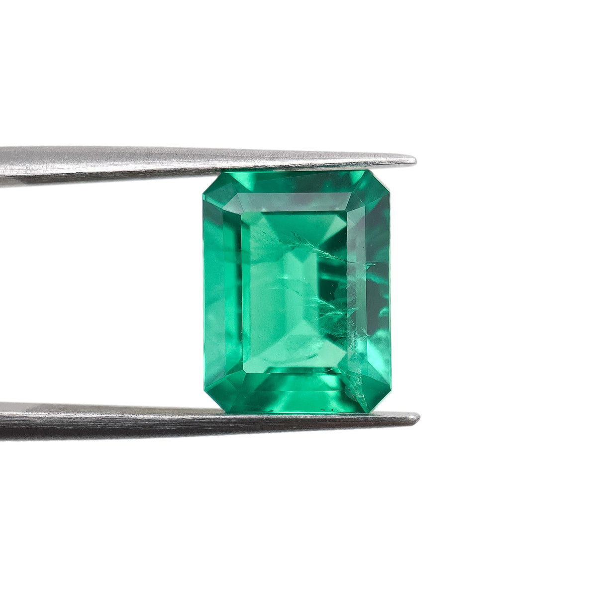 4.20ct | Step Cut Emerald Shape Lab Emerald