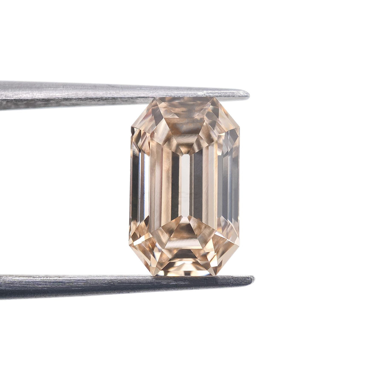 2.64ct | N/VS1 Champagne Antique Octagon Shape Step Cut Lab Diamond (IGI)-LITHOS Diamond