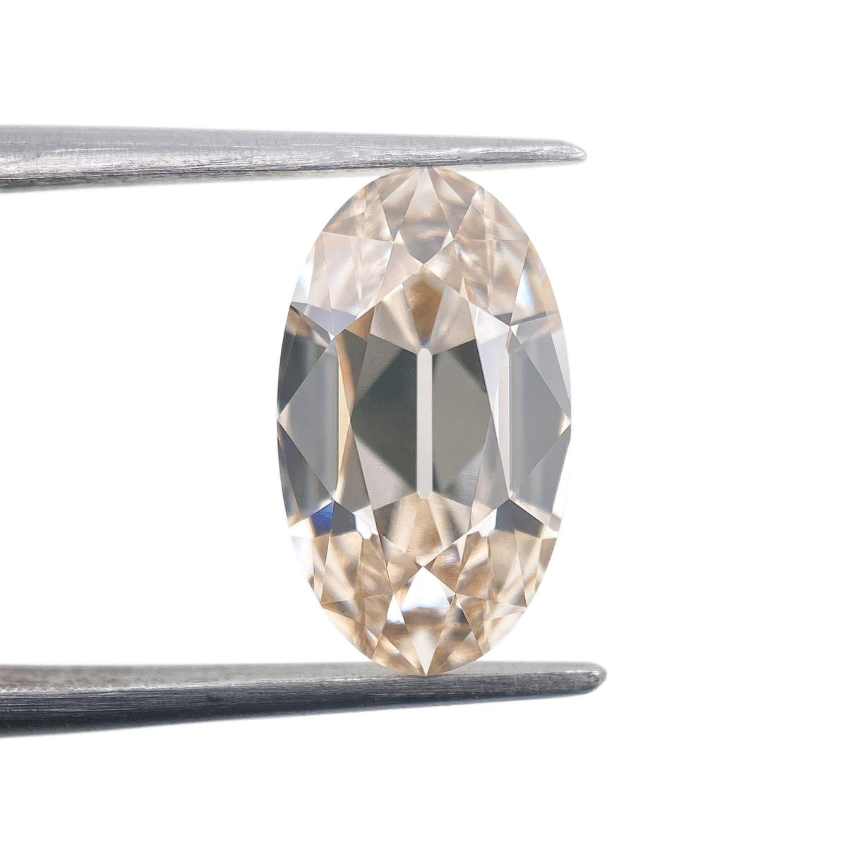 2.50ct | N/VS1 Champagne Oval Shape Old Mine Cut Lab Diamond (IGI)