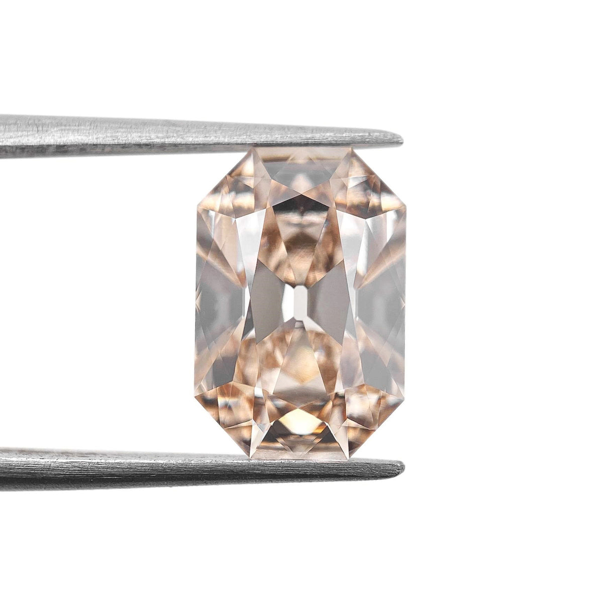 2.85ct | M/VS1 Champagne Octagon Shape Old Mine Cut Lab Diamond (IGI)-LITHOS Diamond