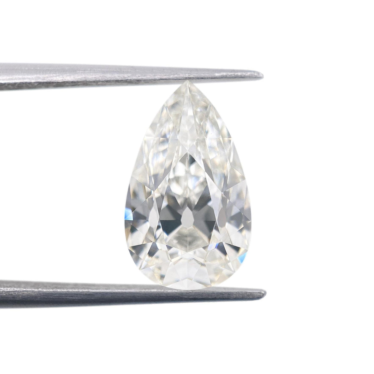 3.39ct | G/VS1 Pear Shape Old Mine Cut Lab Diamond (IGI)