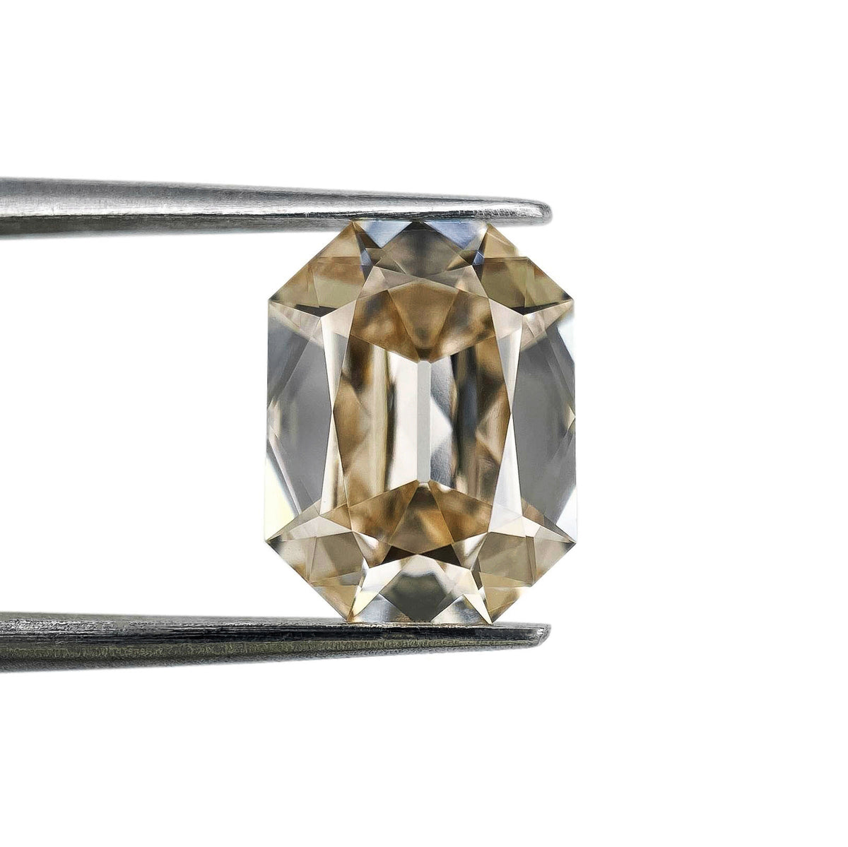2.87ct | O-P/VS1 Champagne Octagon Shape Old Mine Cut Lab Diamond (IGI)-LITHOS Diamond