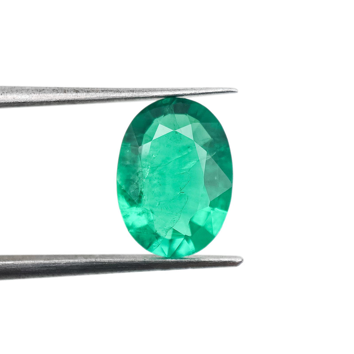 2.92ct | Brilliant Cut Oval Shape Lab Emerald
