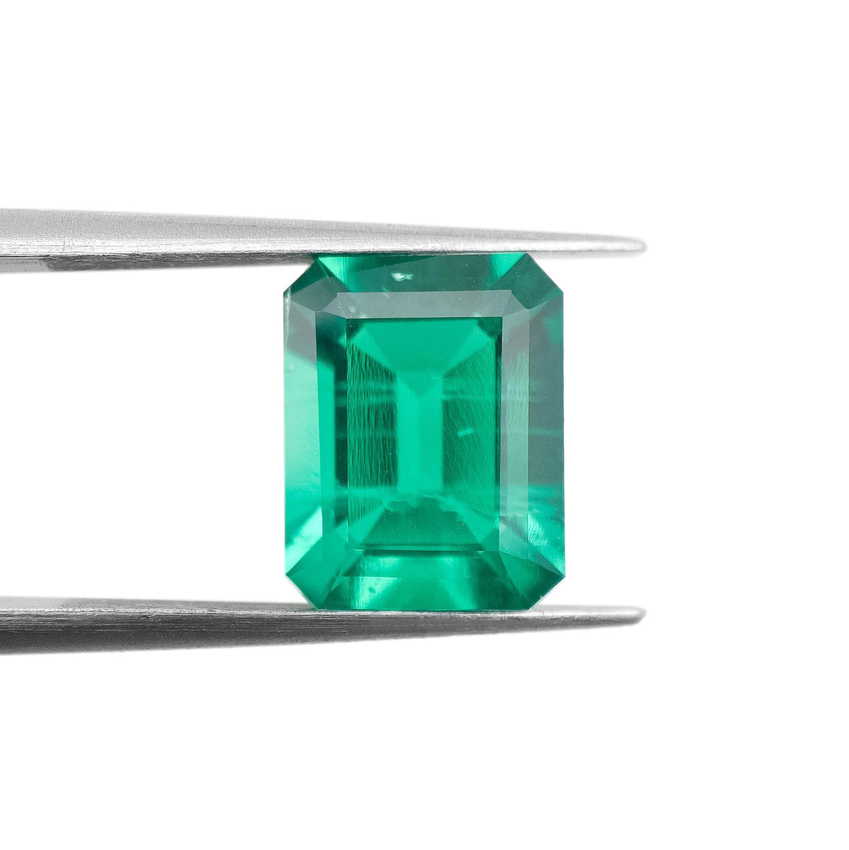 3.99ct | Step Cut Emerald Shape Lab Emerald