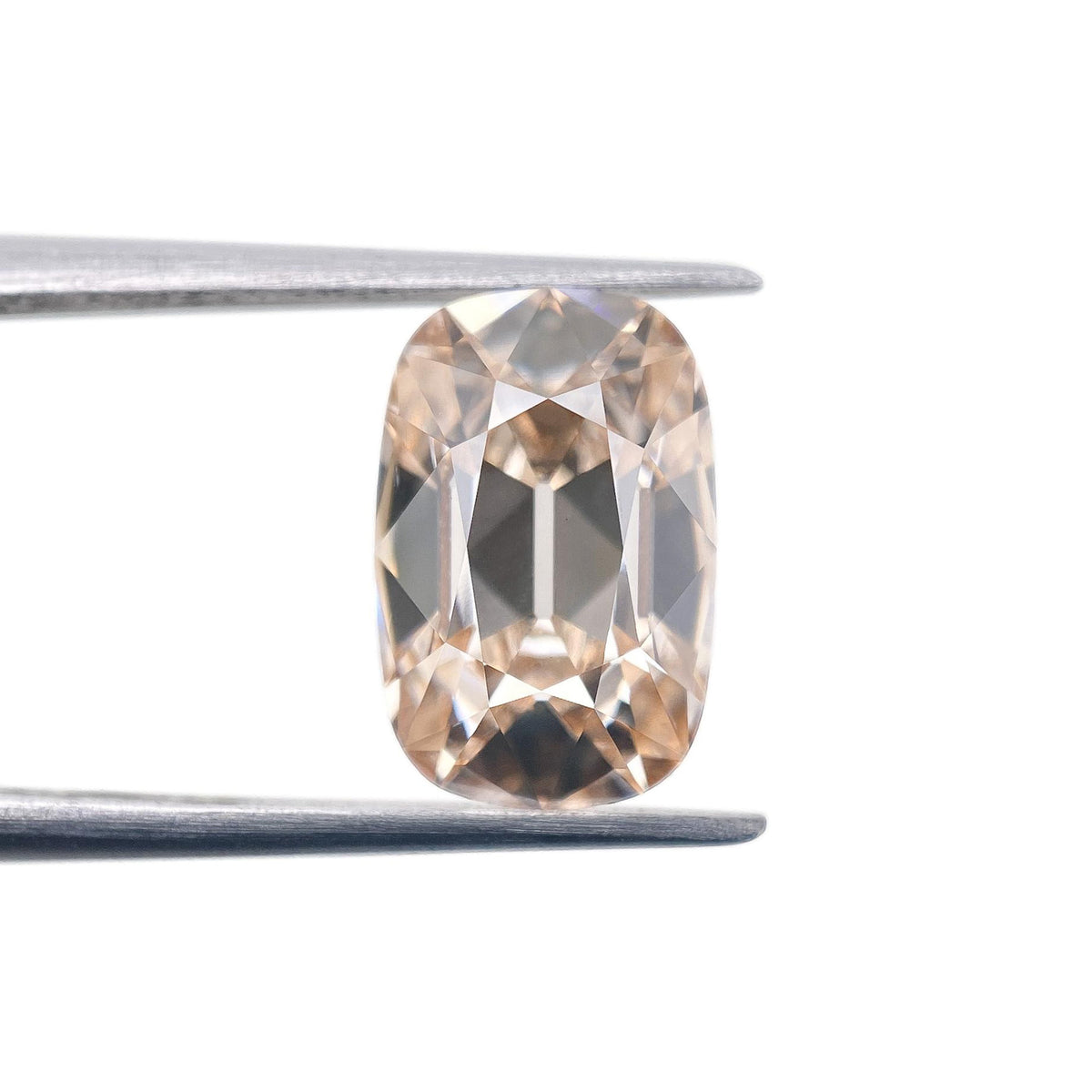 3.02ct | O-P/VS1 Champagne Cushion Shape Old Mine Cut Lab Diamond (IGI)-LITHOS Diamond