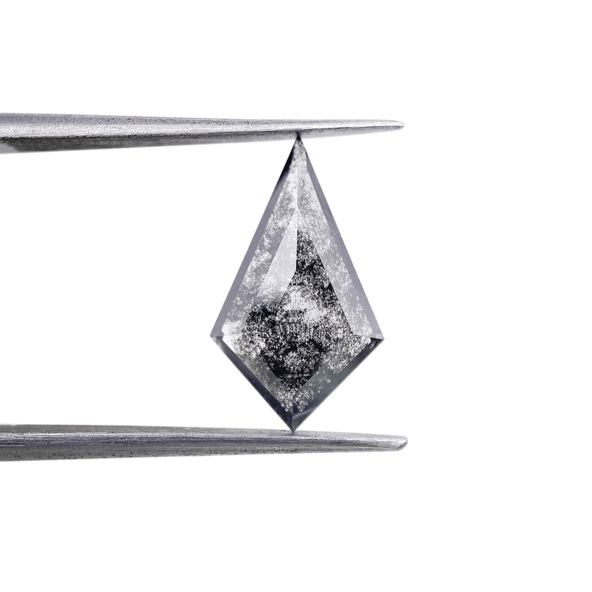 1.80ct | Salt & Pepper Kite Shape Step Cut Lab Diamond