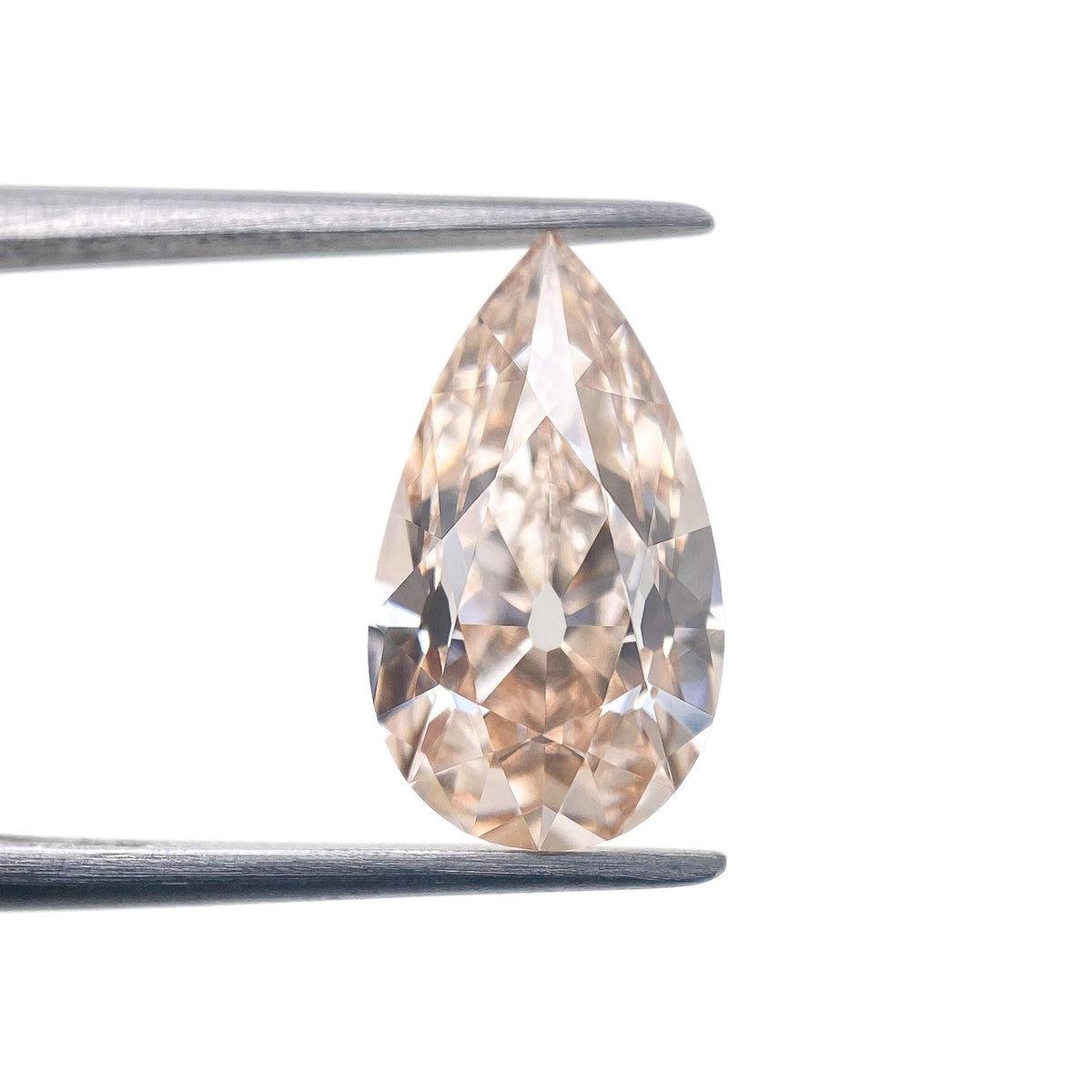 2.26ct | O-P/VS1 Champagne Pear Shape Old Mine Cut Lab Diamond (IGI)-LITHOS Diamond