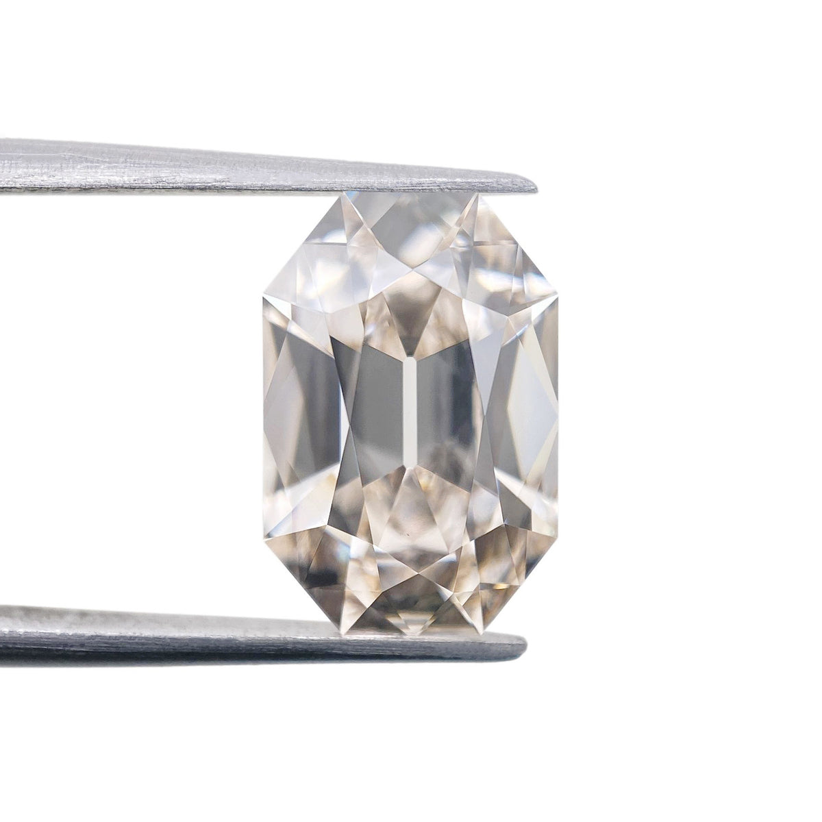 3.58ct | K/VVS2 Champagne Octagon Shape Old Mine Cut Lab Diamond (IGI)-LITHOS Diamond