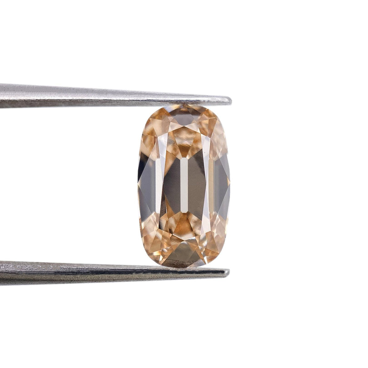 3.00ct |Light Brown/VS1 Cushion Old Mine Cut Lab Diamond (IGI)-LITHOS Diamond