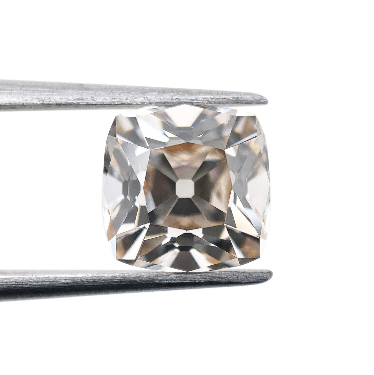 2.08ct | K/VVS2 Champagne Cushion Shape Peruzzi Cut Lab Diamond (IGI)-LITHOS Diamond