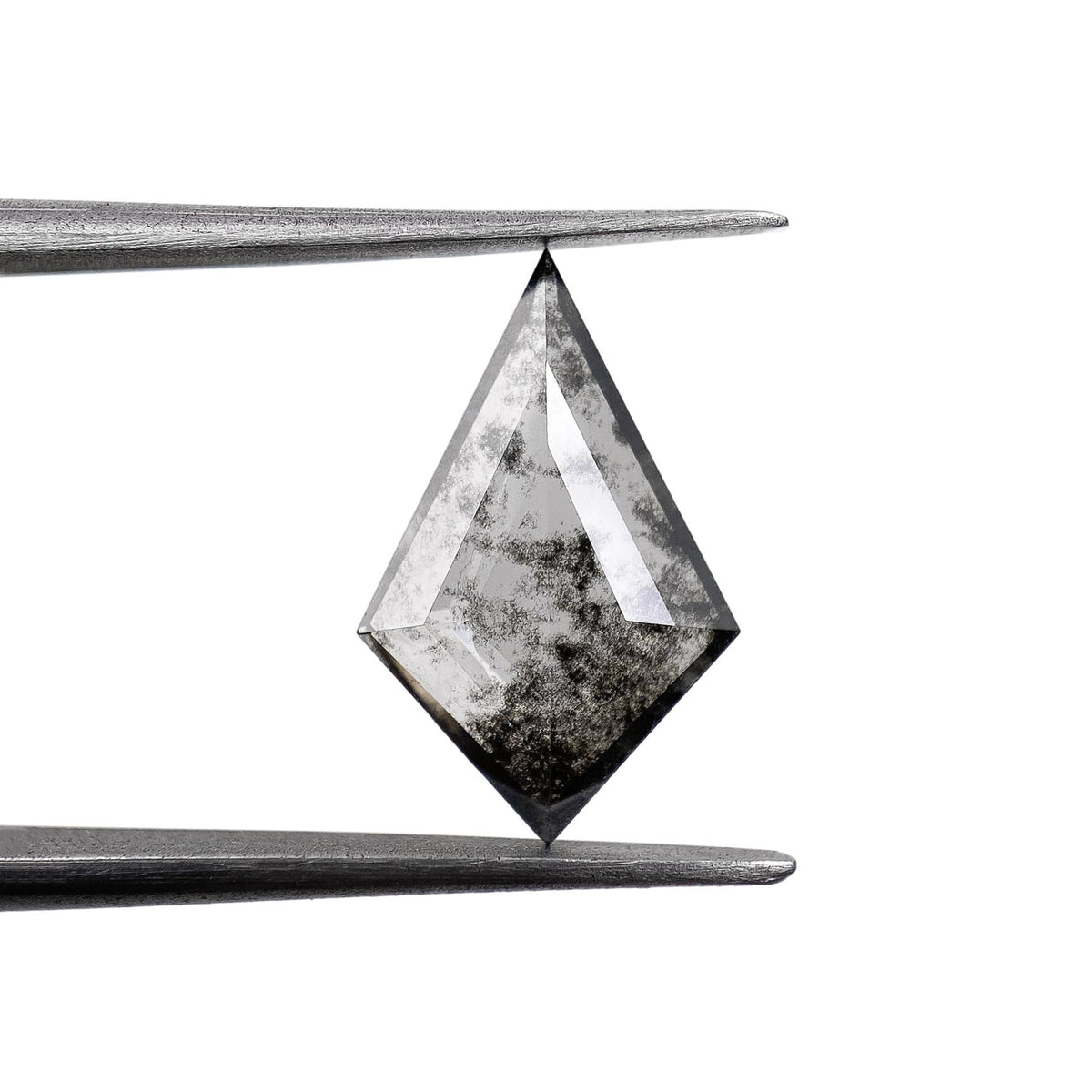 1.66ct | Salt & Pepper Kite Shape Step Cut Lab Diamond