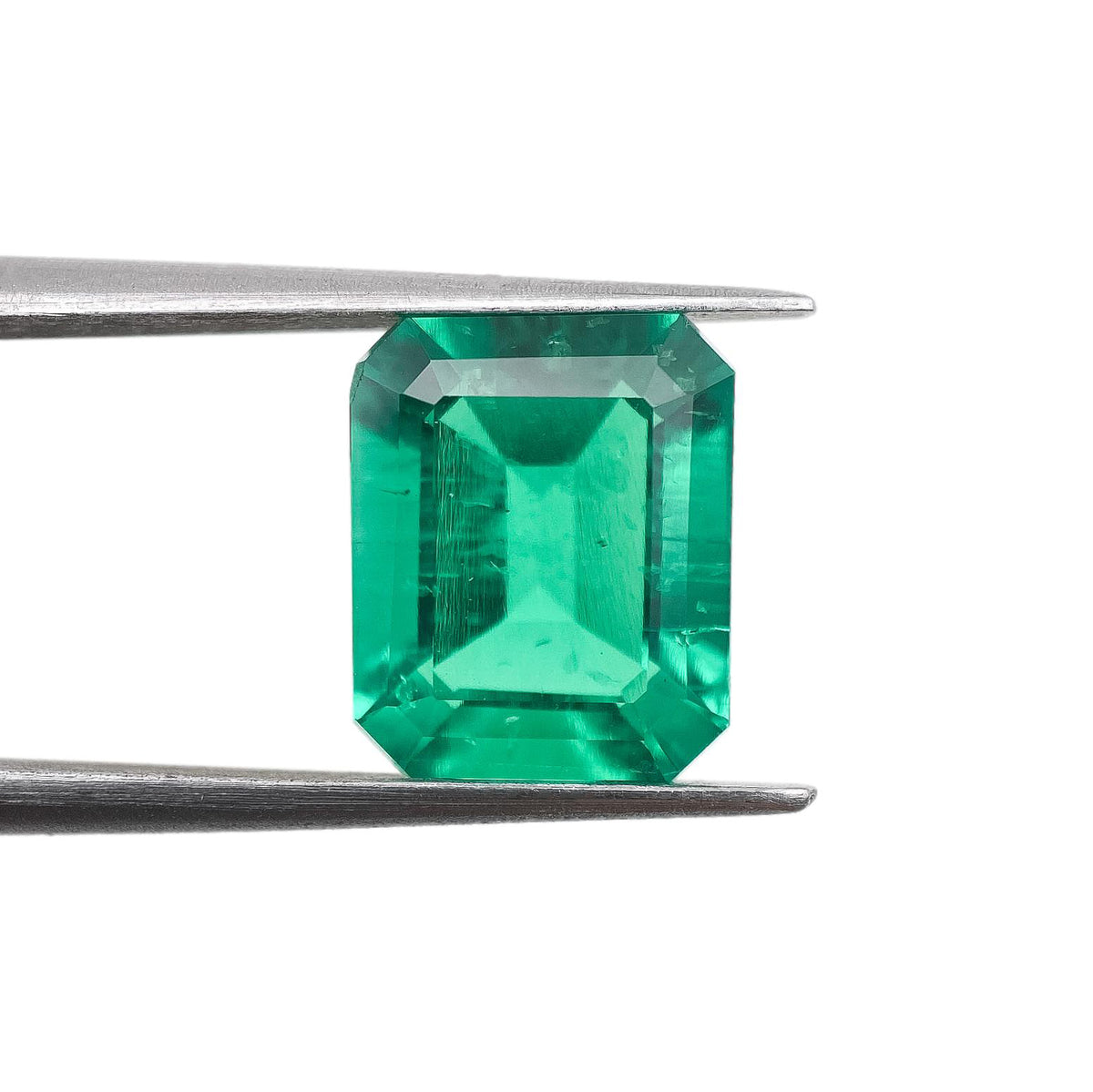 3.28ct | Step Cut Emerald Shape Lab Emerald
