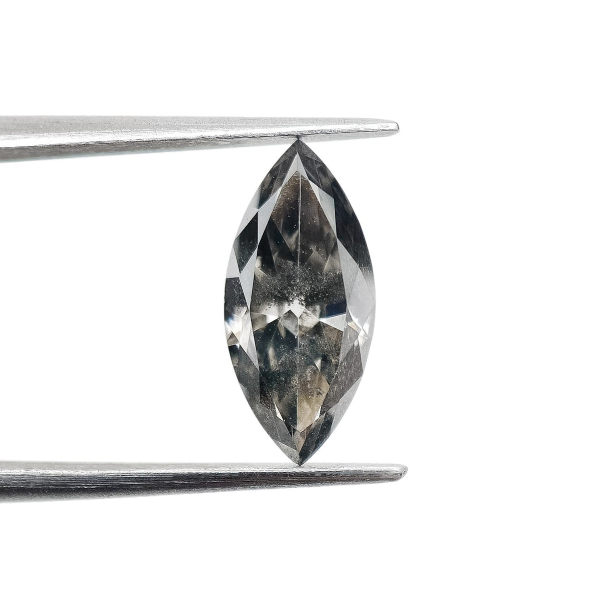 1.65ct | Salt & Pepper Marquise Shape Brilliant Cut Lab Diamond