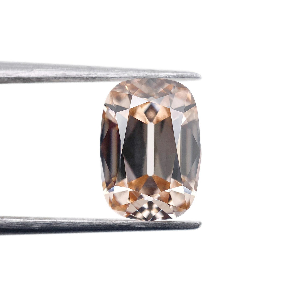 3.02ct | U-V/VS1 Champagne Cushion Shape Old Mine Cut Lab Diamond (IGI)-LITHOS Diamond