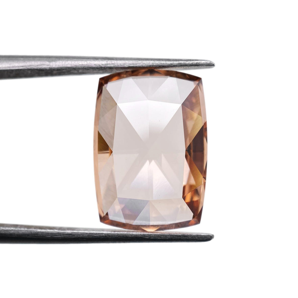 3.42ct | Fancy Brown/VVS2 Champagne Cushion Shape Rose Cut Lab Diamond (IGI)