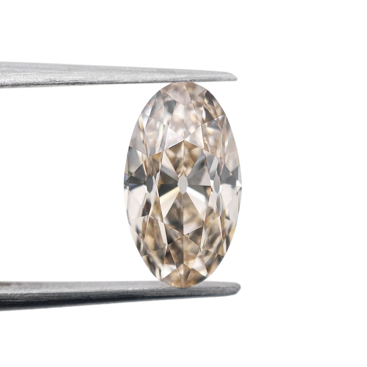 2.06ct | M/VVS2 Champagne Oval Shape Old Mine Cut Lab Diamond (IGI)-LITHOS Diamond
