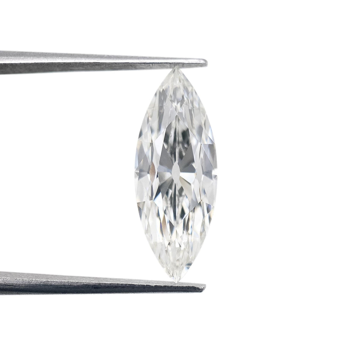 3.04ct | F/VVS2 Marquise Shape Old Mine Cut Lab Diamond (IGI)