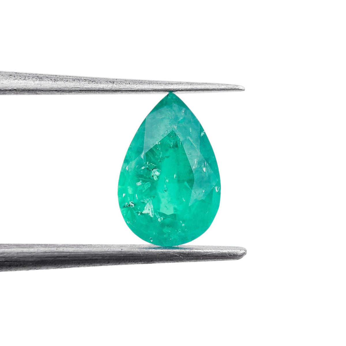 1.38ct | Brilliant Cut Pear Shape Lab Emerald