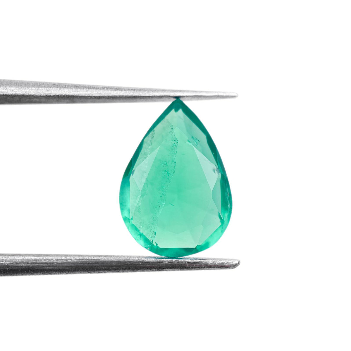 2.26ct | Brilliant Cut Pear Shape Lab Emerald