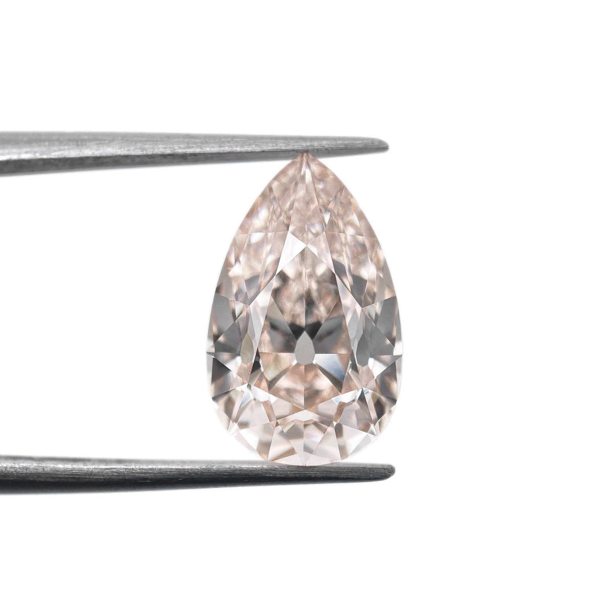 2.18ct | J/VS1 Champagne Pear Shape Old Mine Cut Lab Diamond (IGI)-LITHOS Diamond