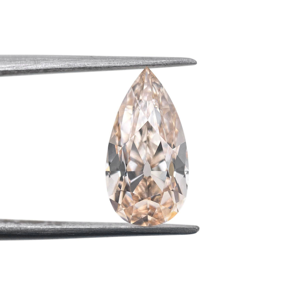 2.35ct | L/VVS2 Champagne Pear Shape Old Mine Cut Lab Diamond (IGI)-LITHOS Diamond