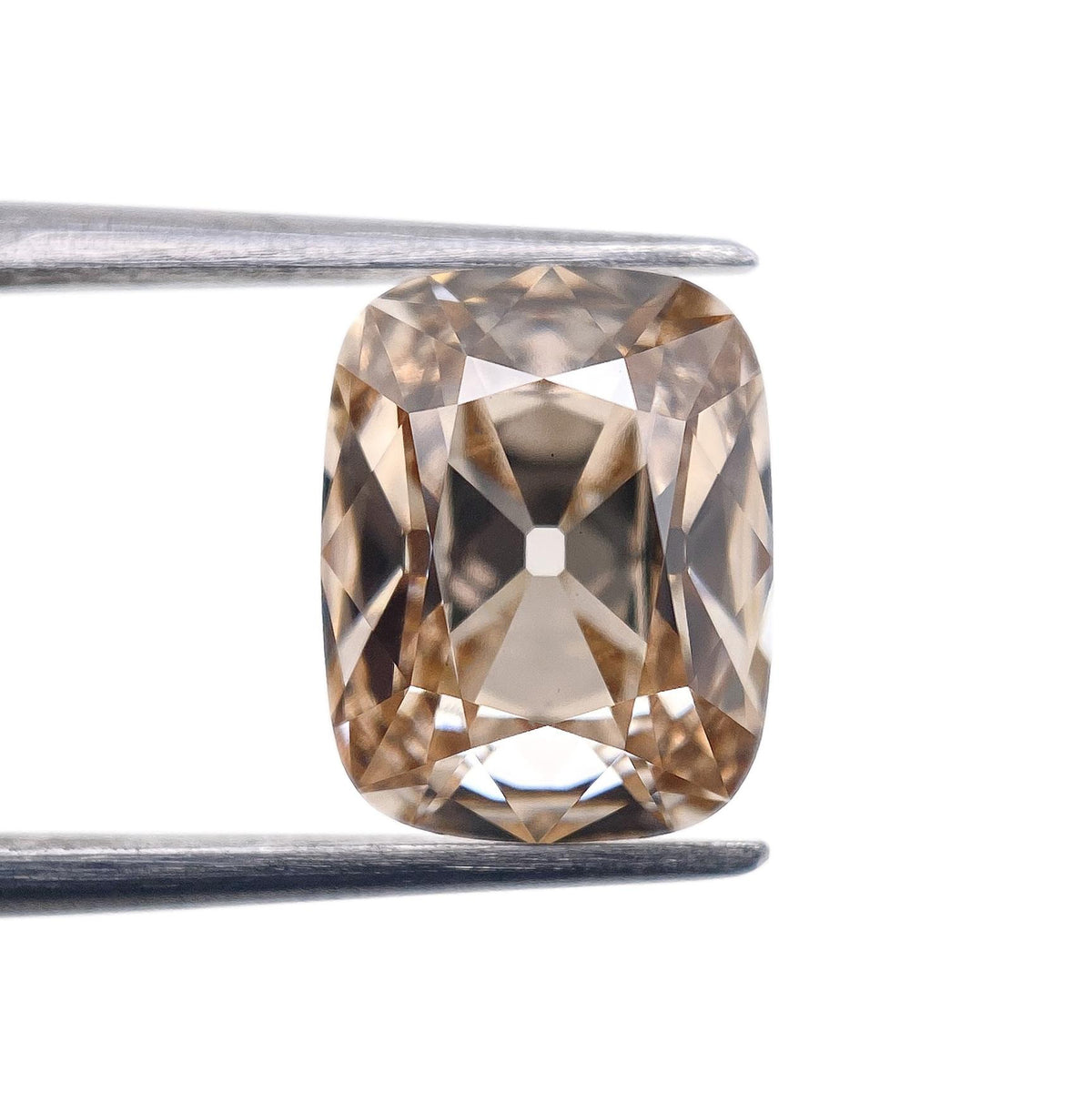 2.68ct | O-P/VS1 Champagne Cushion Shape Old Mine Cut Lab Diamond (IGI)