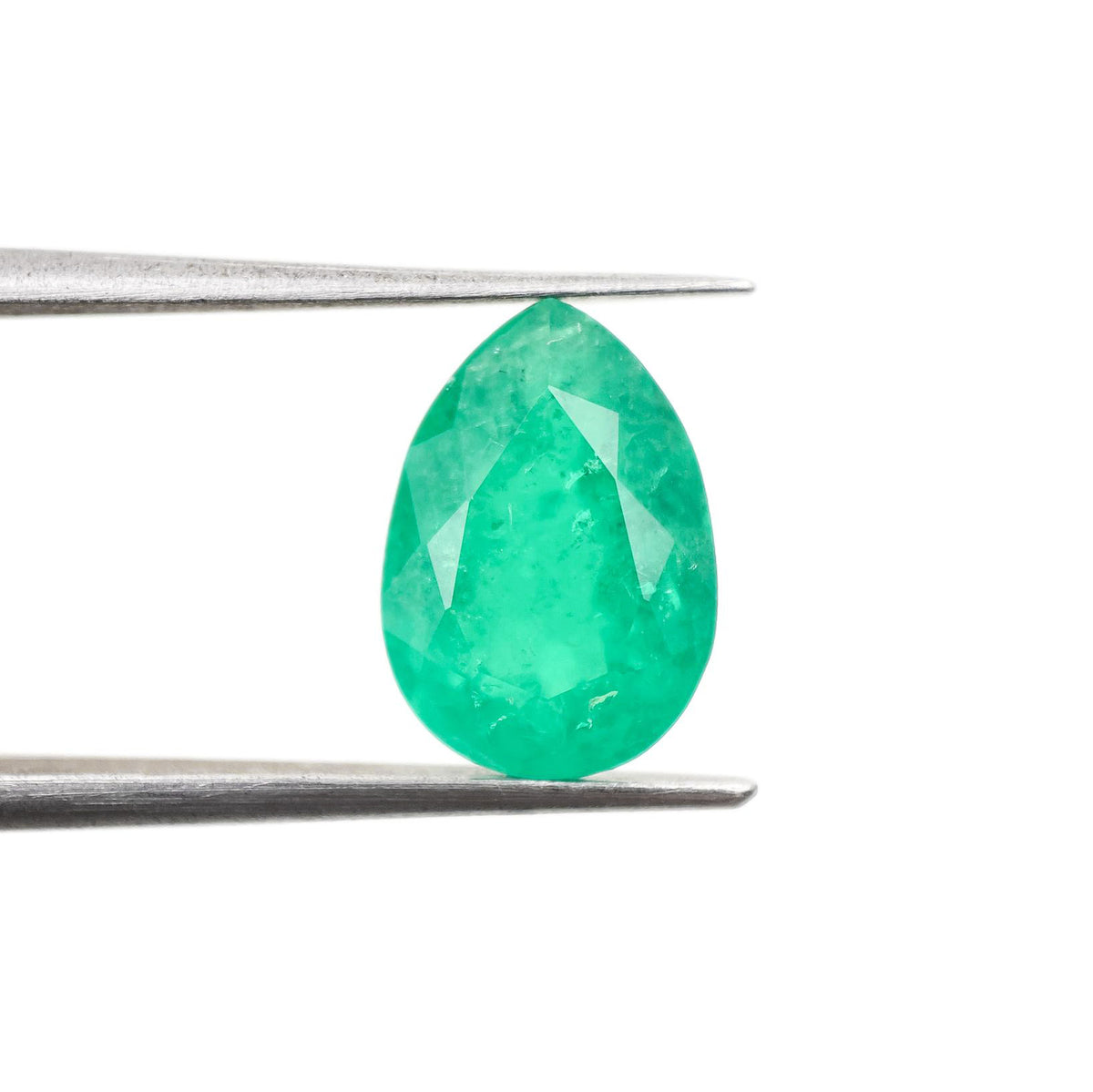 3.00ct | Brilliant Cut Pear Shape Lab Emerald (GSI)