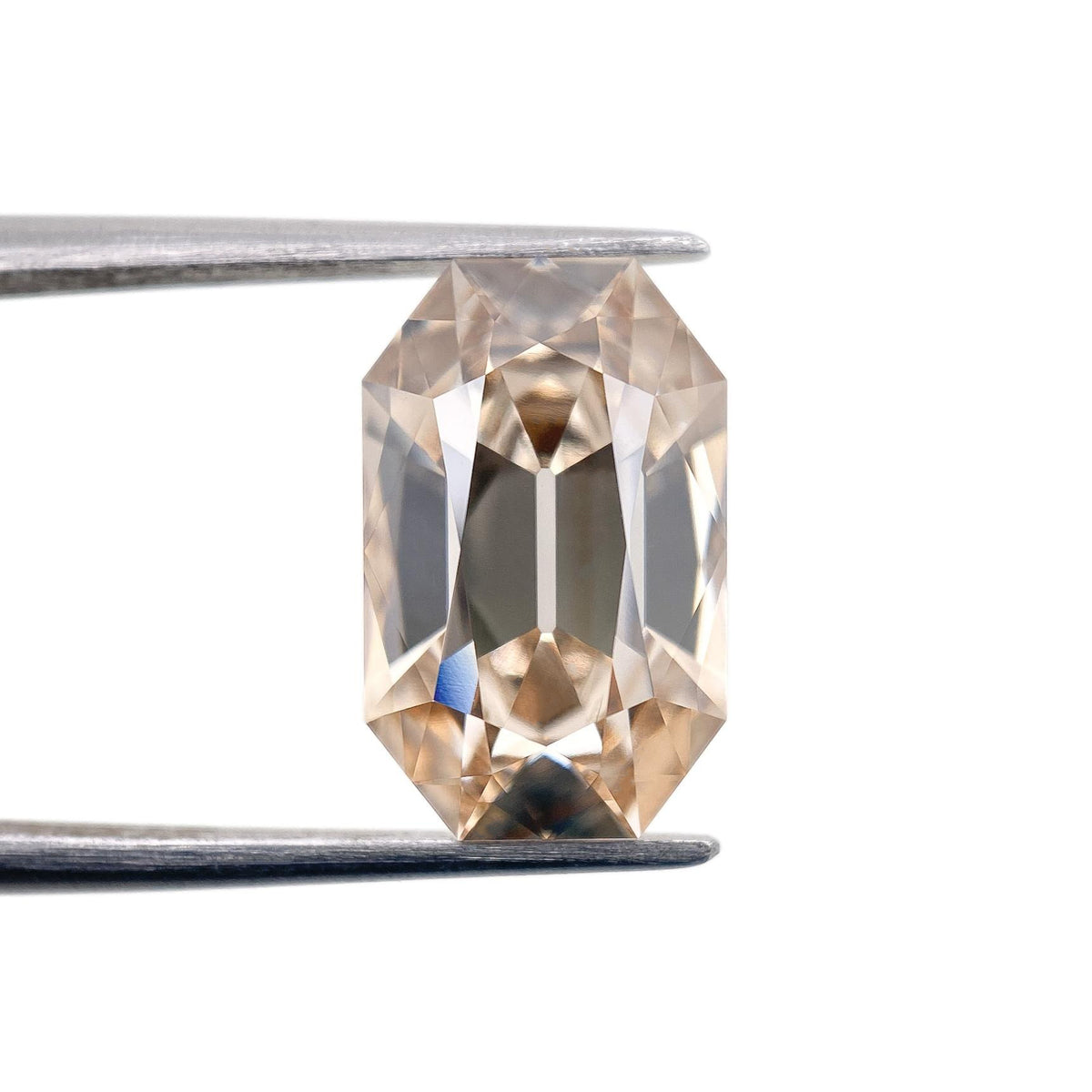 3.60ct | O-P/VVS2 Champagne Octagon Shape Old Mine Cut Lab Diamond (IGI)