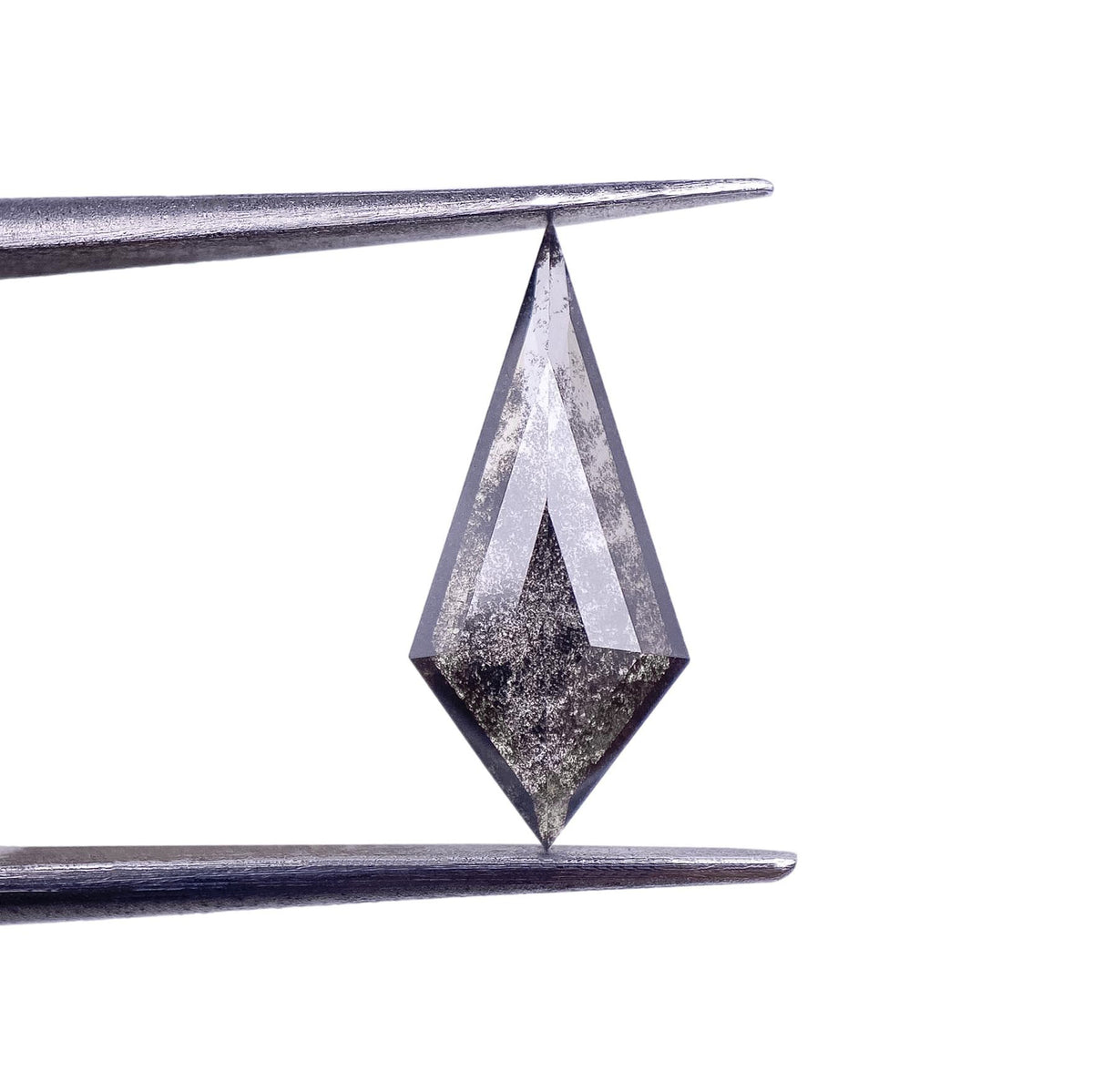 1.38ct | Salt & Pepper Kite Shape Step Cut Lab Diamond