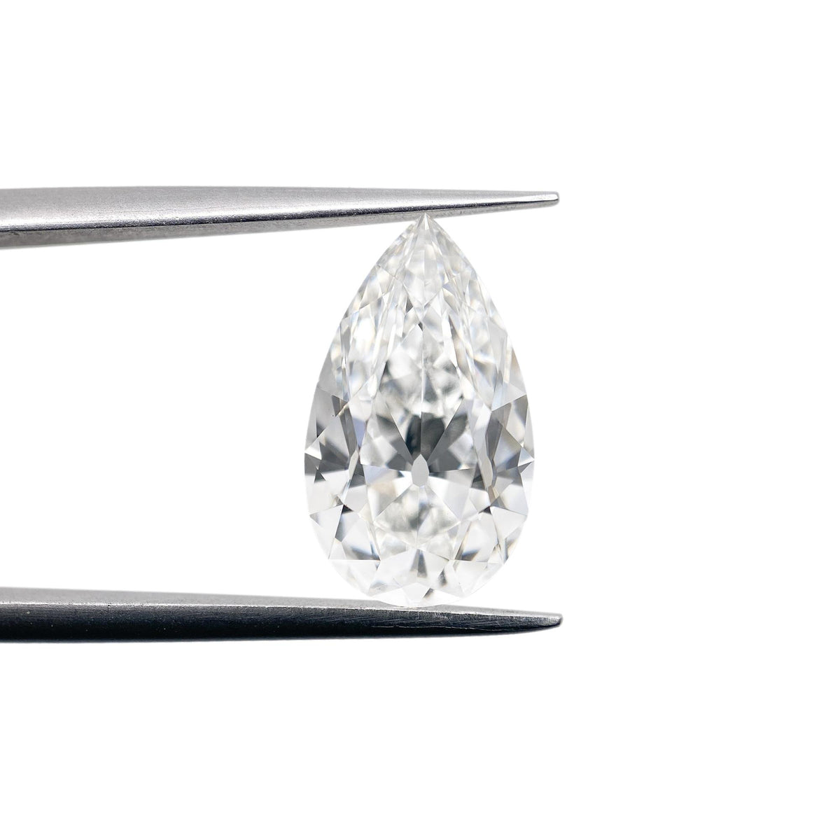 4.02ct | E/VS2 Pear Shape Old Mine Cut Lab Diamond (IGI)
