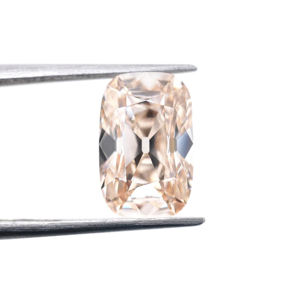 3.11ct | M/VVS2 Champagne Cushion Shape Old Mine Cut Lab Diamond (IGI)-LITHOS Diamond