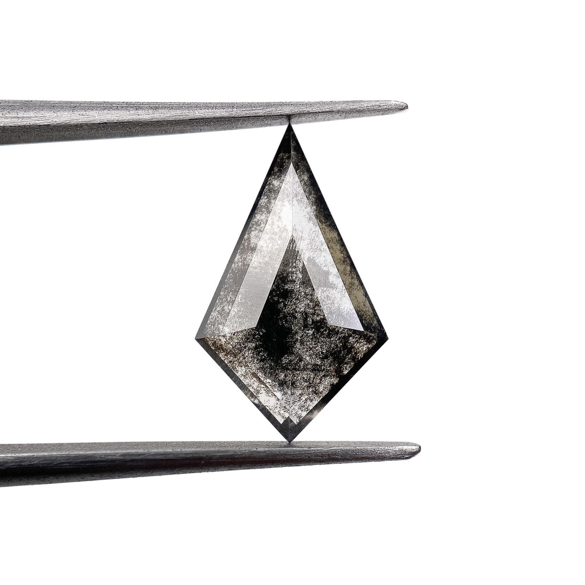 1.56ct | Salt & Pepper Kite Shape Step Cut Lab Diamond