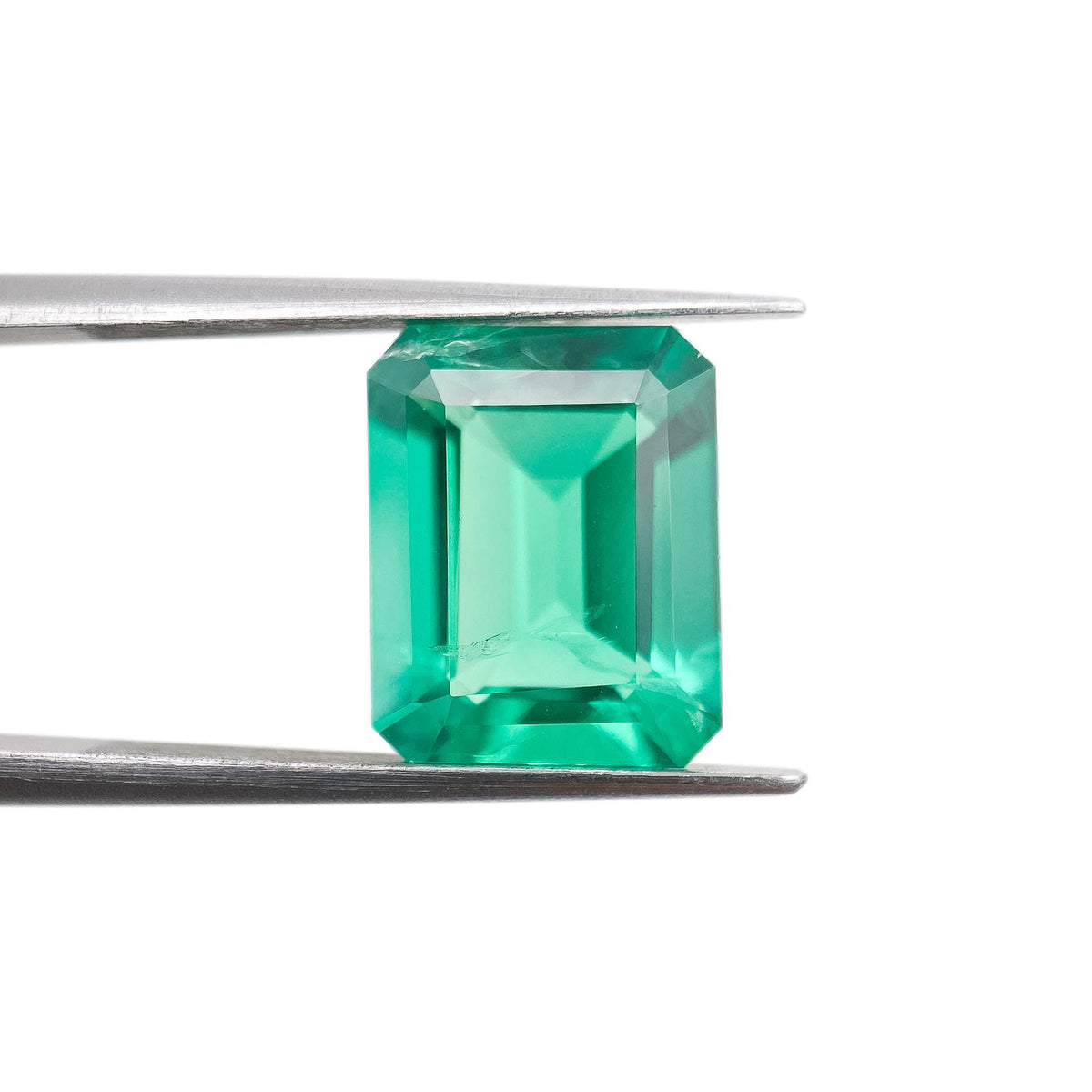 4.15ct | Step Cut Emerald Shape Lab Emerald