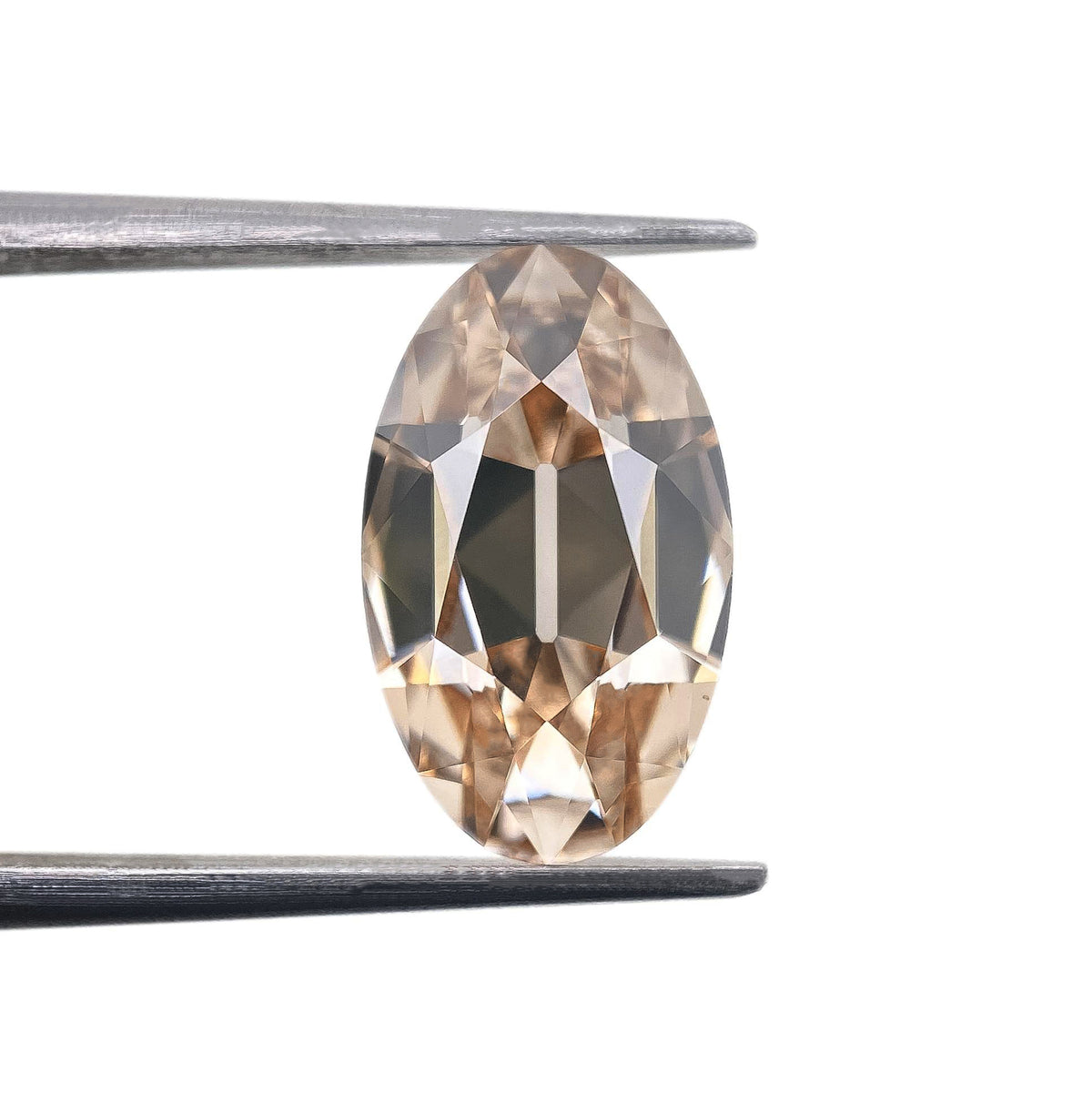 2.70ct | U-V/VVS2 Champagne Oval Shape Old Mine Cut Lab Diamond (IGI)-LITHOS Diamond