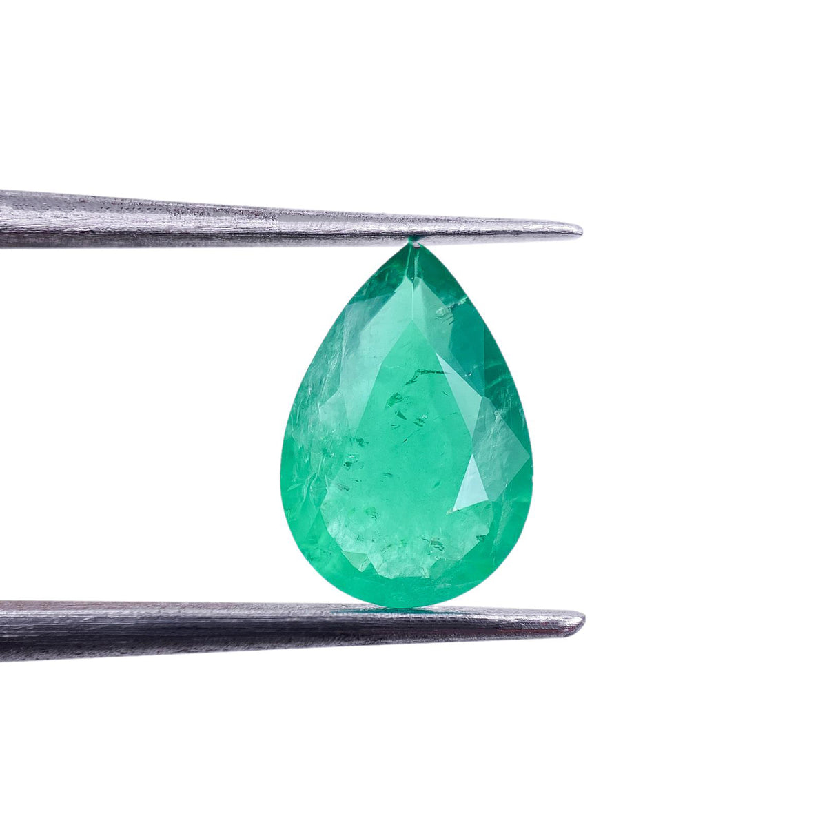1.31ct | Brilliant Cut Pear Shape Lab Emerald