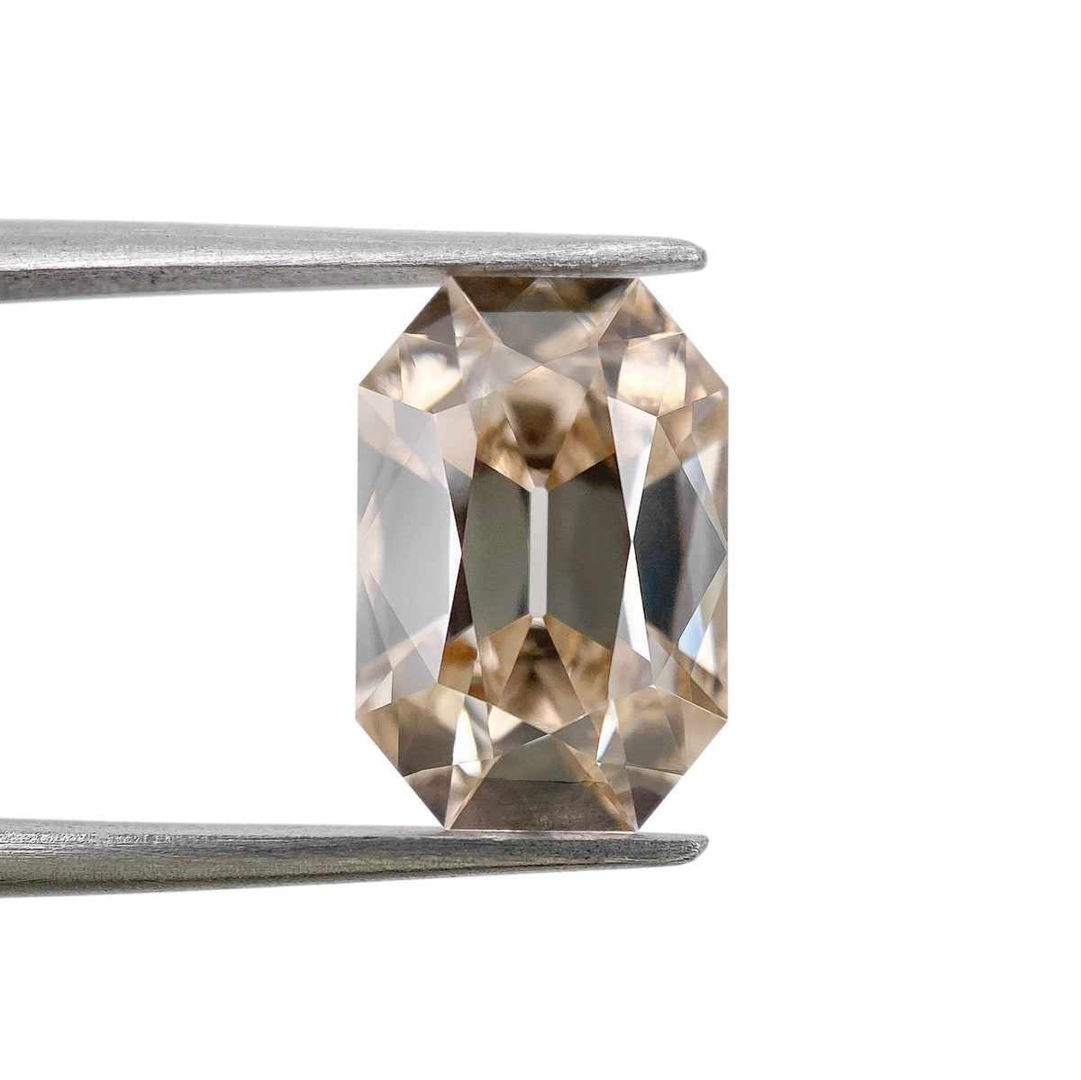 3.40ct | S-T/VS1 Champagne Octagon Shape Old Mine Cut Lab Diamond (IGI)-LITHOS Diamond