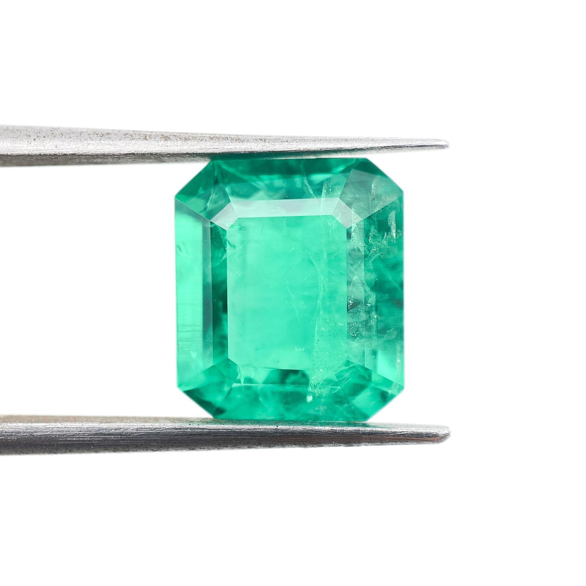 4.78ct | Step Cut Emerald Shape Lab Emerald