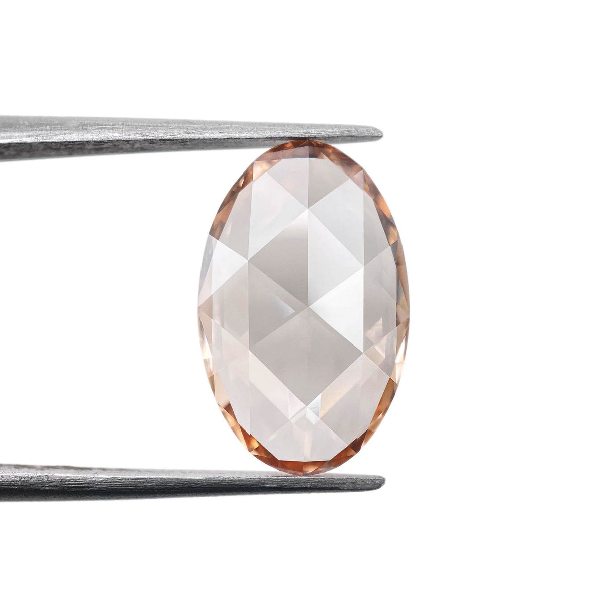 2.72ct | Fancy Light Brown/VVS2 Champagne Oval Shape Rose Cut Lab Diamond (IGI)-LITHOS Diamond